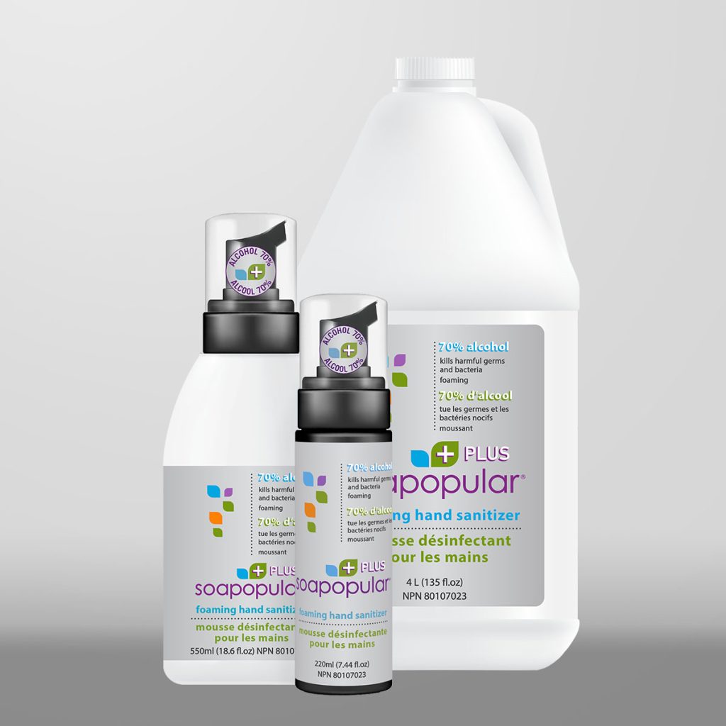 Soapopular PLUS® 70% Alcohol Foam Hand Sanitizer